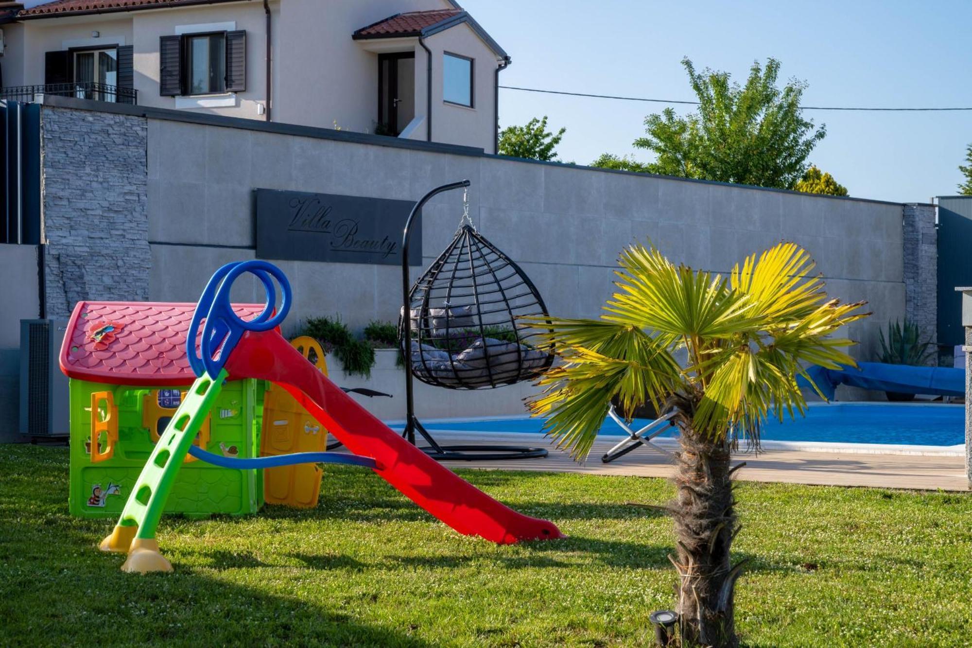 Villa Beauty With Heated Pool And Jacuzzi Kanfanar Εξωτερικό φωτογραφία
